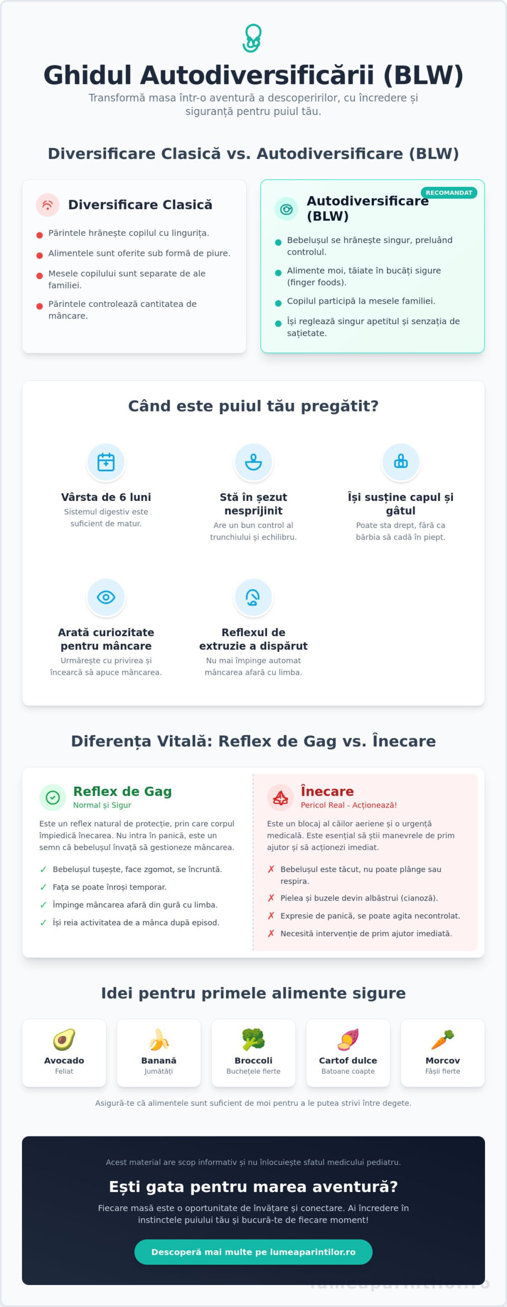 Ce este autodiversificarea sau BLW? Ghidul tău plin de căldură pentru un început curajos